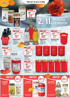 Leták Akční leták Globus 7.10. - 2.11.2026 - Globus Pardubice