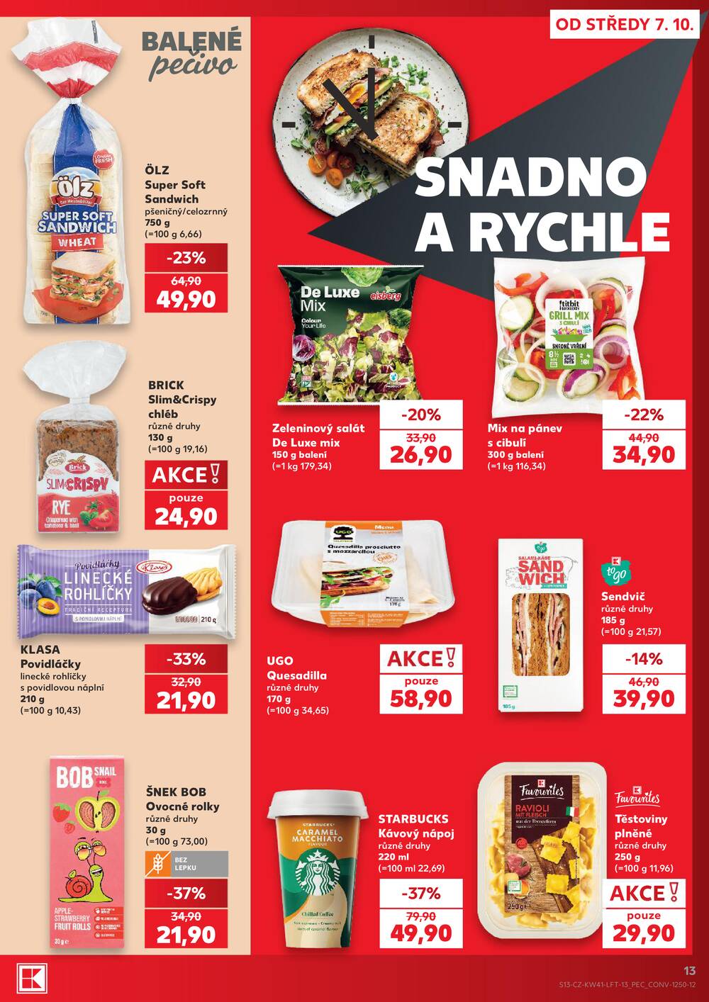 Kaufland 7.10. - 13.10. - Kaufland - Praha 4 (Michle)