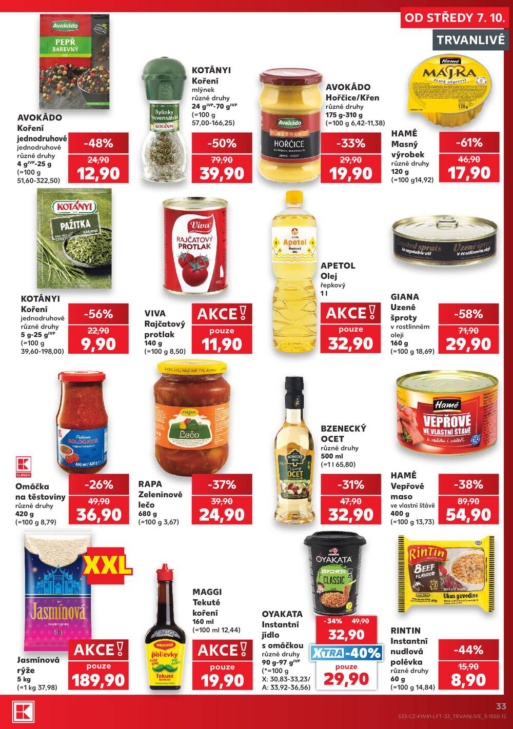 Kaufland 7.10. - 13.10. - Kaufland - Jablonec nad Nisou (Jateční)
