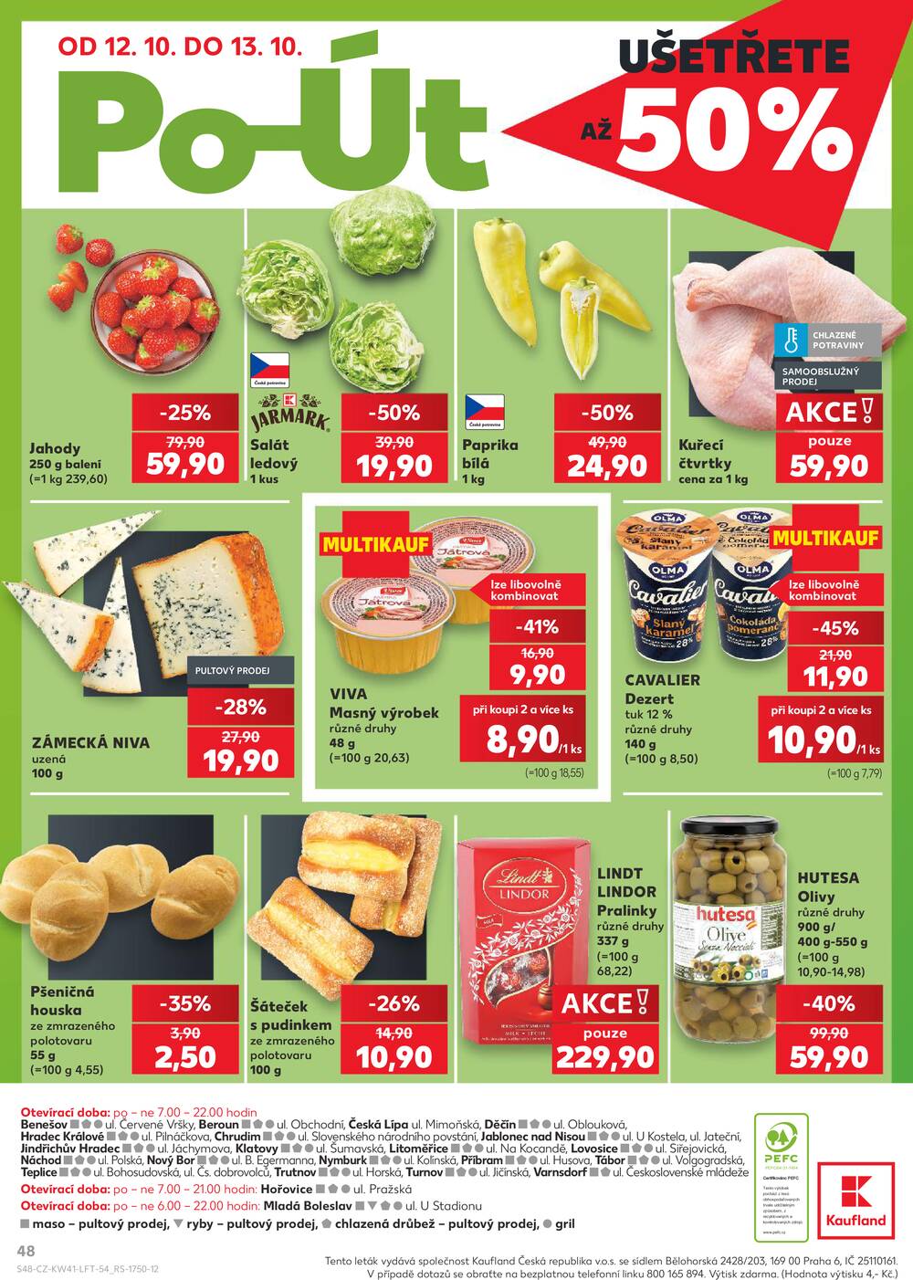 Kaufland 7.10. - 13.10. - Kaufland - Jablonec nad Nisou (Jateční)