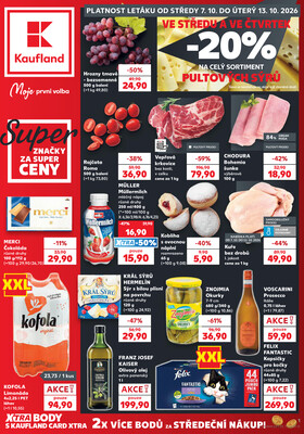 Leták Kaufland 7.10. - 13.10. - Kaufland - Kroměříž