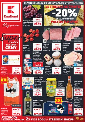 Leták Kaufland 7.10. - 13.10. - Kaufland - Ostrava - Moravská Ostrava