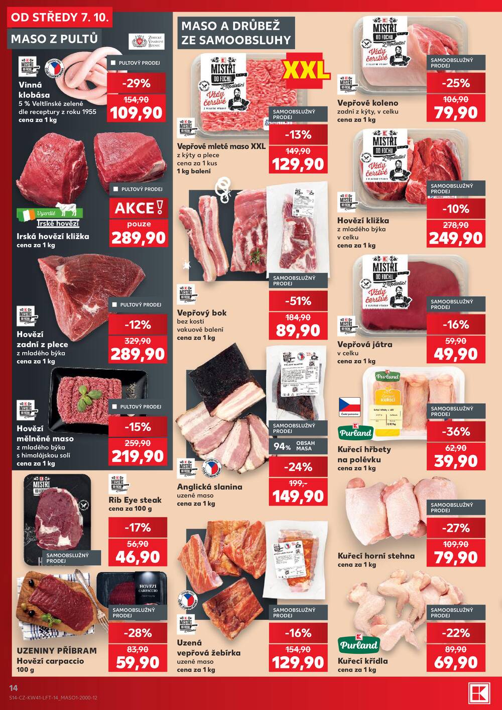 Kaufland 7.10. - 13.10. - Kaufland - Opava - Kateřinky