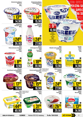 JIP Cash & Carry České Budějovice, Most, Náchod, Polička, Sušice a Svoboda nad Úpou od 7.10. do 13.10.2026