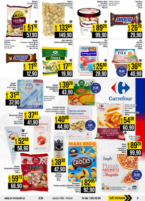 JIP Cash & Carry České Budějovice, Most, Náchod, Polička, Sušice a Svoboda nad Úpou od 7.10. do 13.10.2026