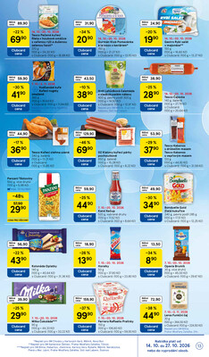 Tesco supermarkety od 14.10. do 20.10.2026