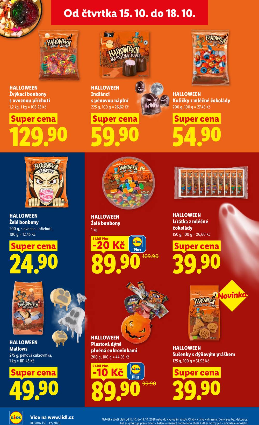 Lidl Čtvrtek od 15.10. do 18.10.2026