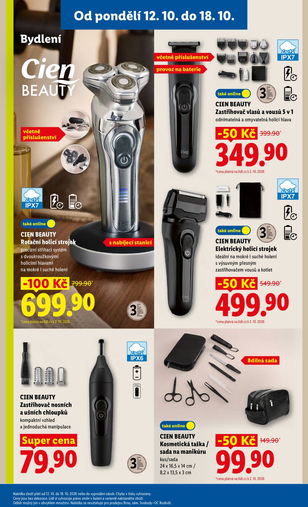 Lidl Spotřební zboží 12.10. - 18.10.
