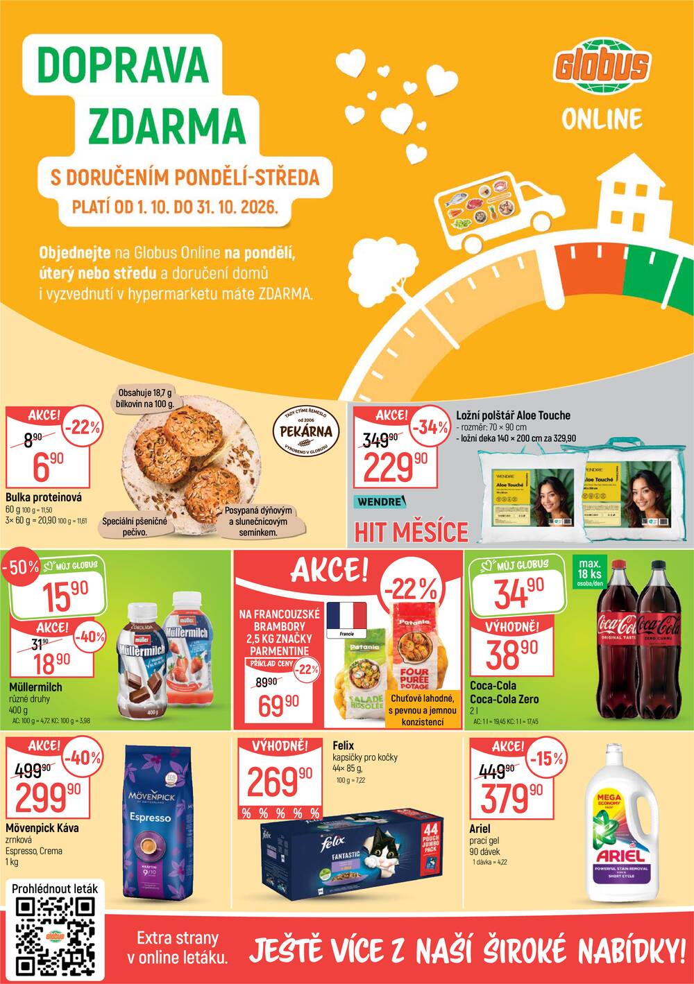 Leták Globus - Akční leták Globus 14.10. - 20.10.2026 - Globus Praha - Čakovice - strana 2