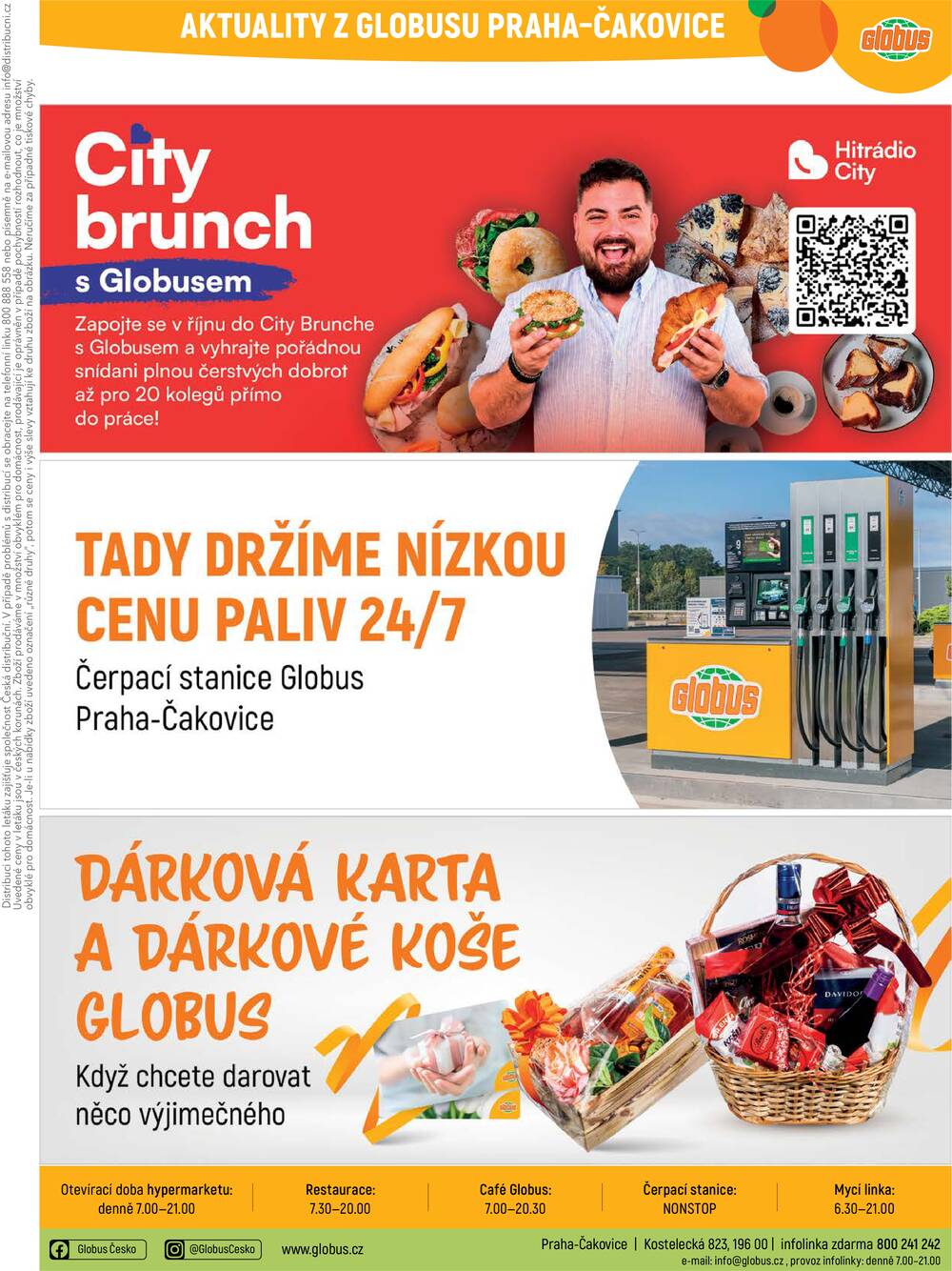 Akční leták Globus 14.10. - 20.10.2026 - Globus Praha - Čakovice