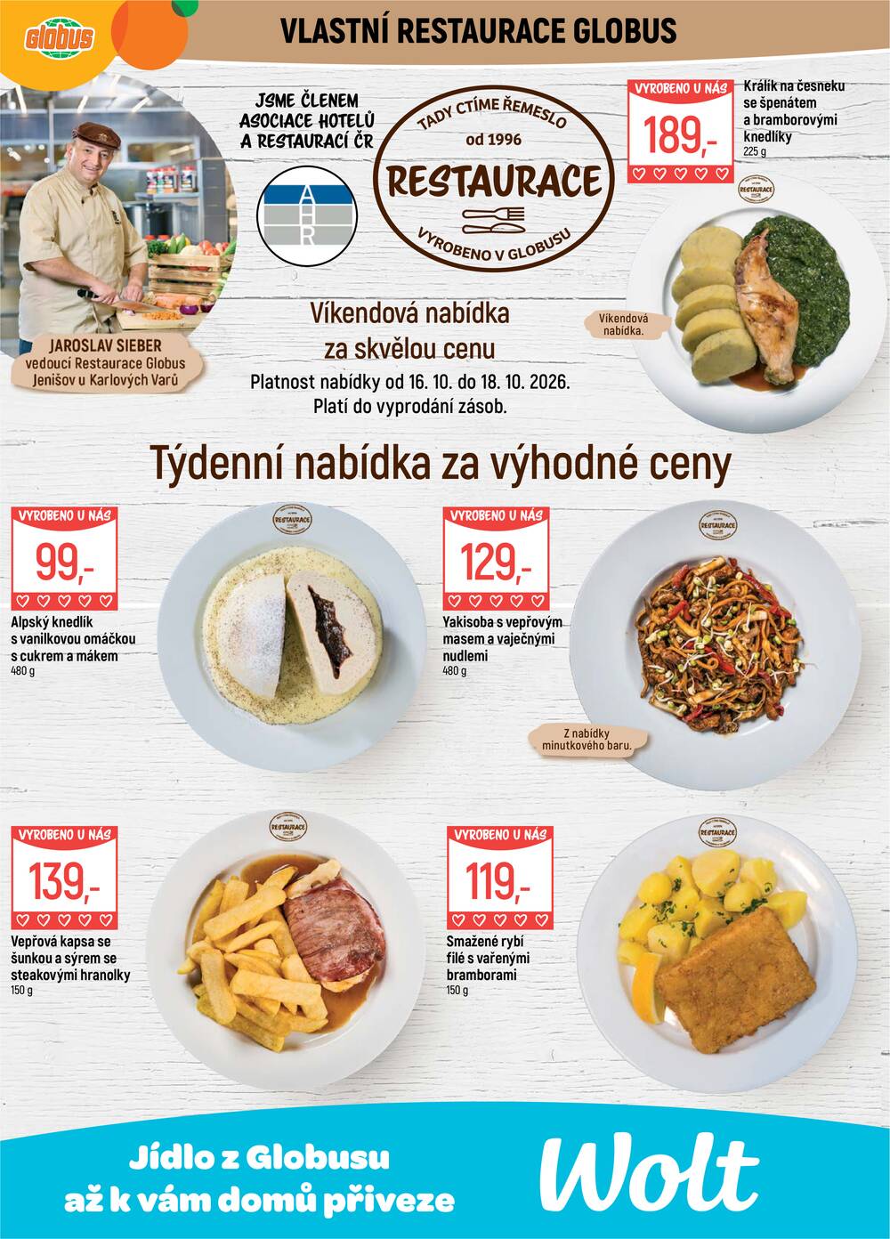 Leták Globus - Akční leták Globus 14.10. - 20.10.2026 - Globus Jenišov u Karlových Varů - strana 9