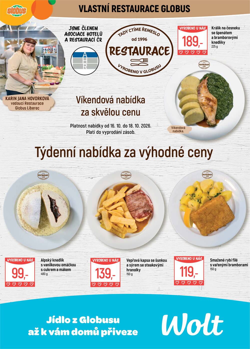 Akční leták Globus 14.10. - 20.10.2026 - Globus Liberec