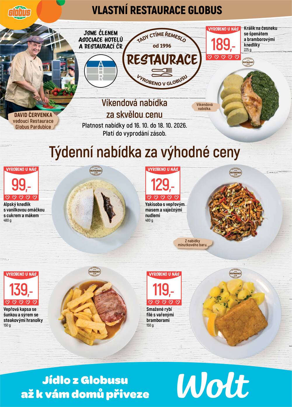 Akční leták Globus 14.10. - 20.10.2026 - Globus Pardubice