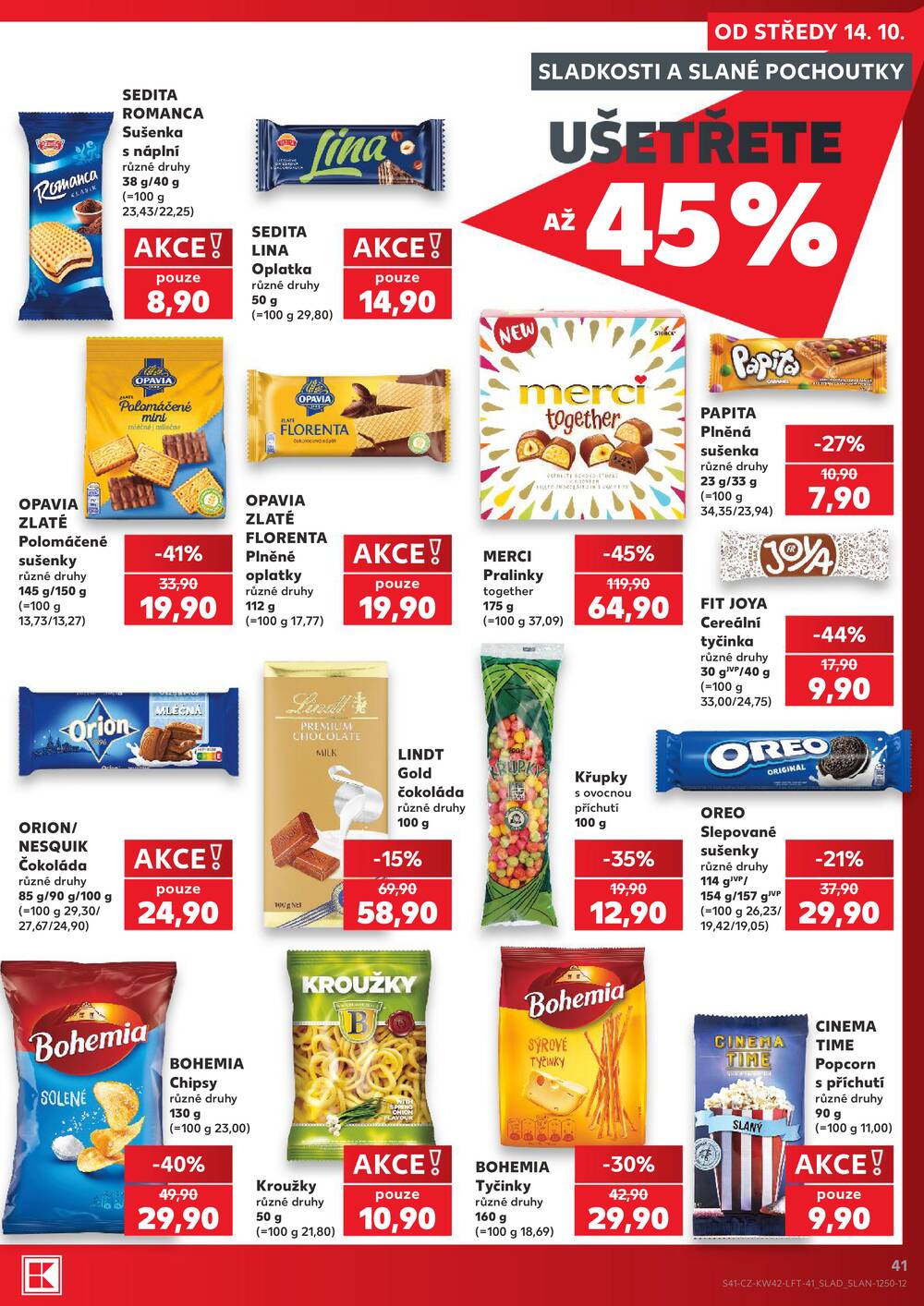 Leták Kaufland - Kaufland 14.10. - 20.10. - Kaufland - Louny - strana 41 Leták Kaufland - Kaufland 14.10. - 20.10. - Kaufland - Louny - strana 41