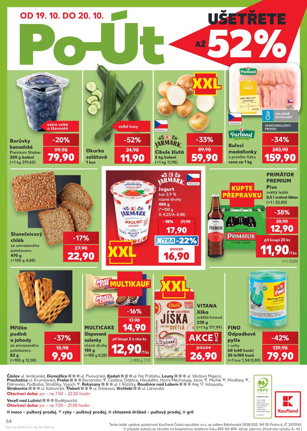 Kaufland 14.10. - 20.10. - Kaufland - Praha 12 (Modřany)