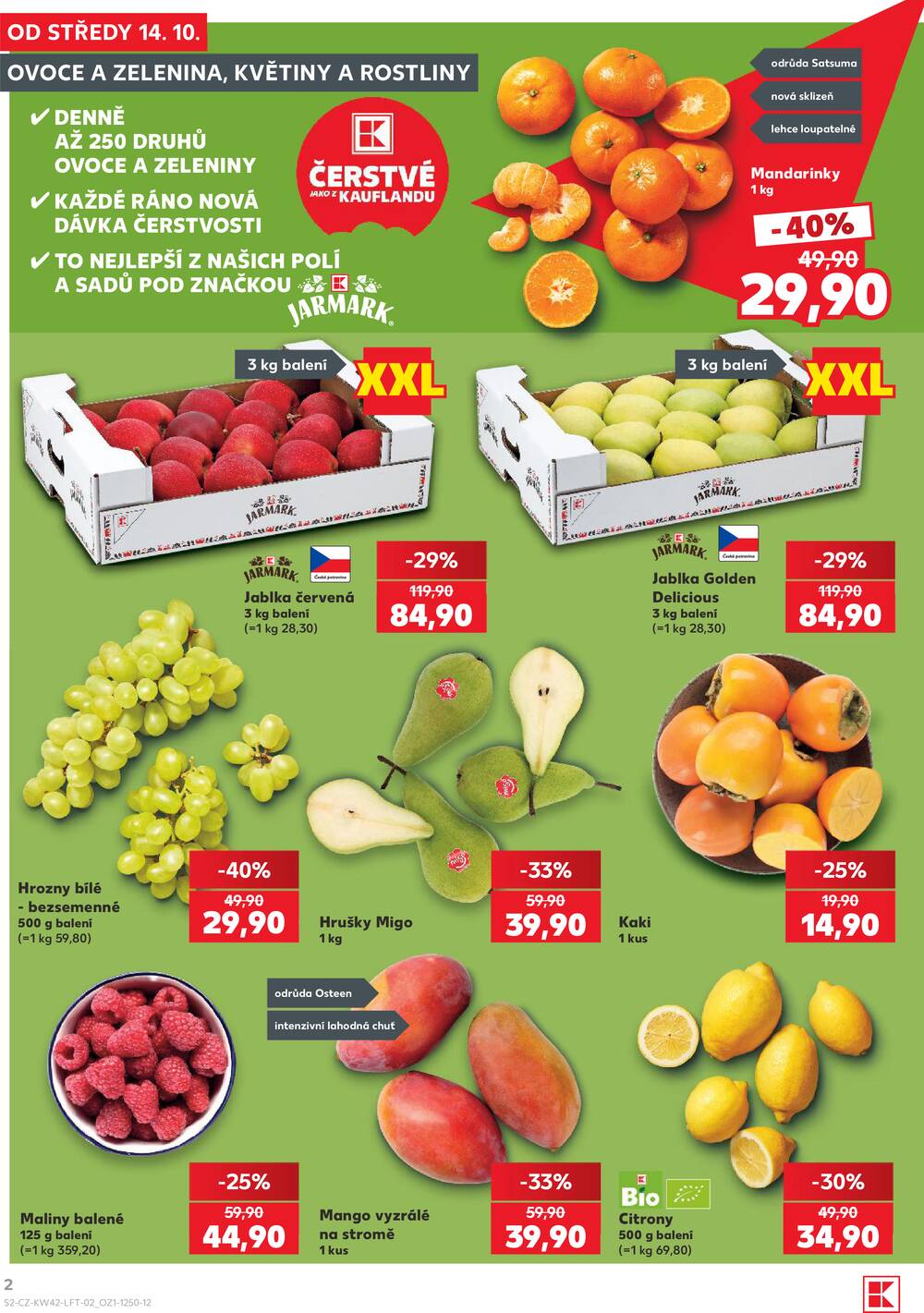 Leták Kaufland - Kaufland 14.10. - 20.10. - Kaufland - Praha - Hloubětín - strana 2