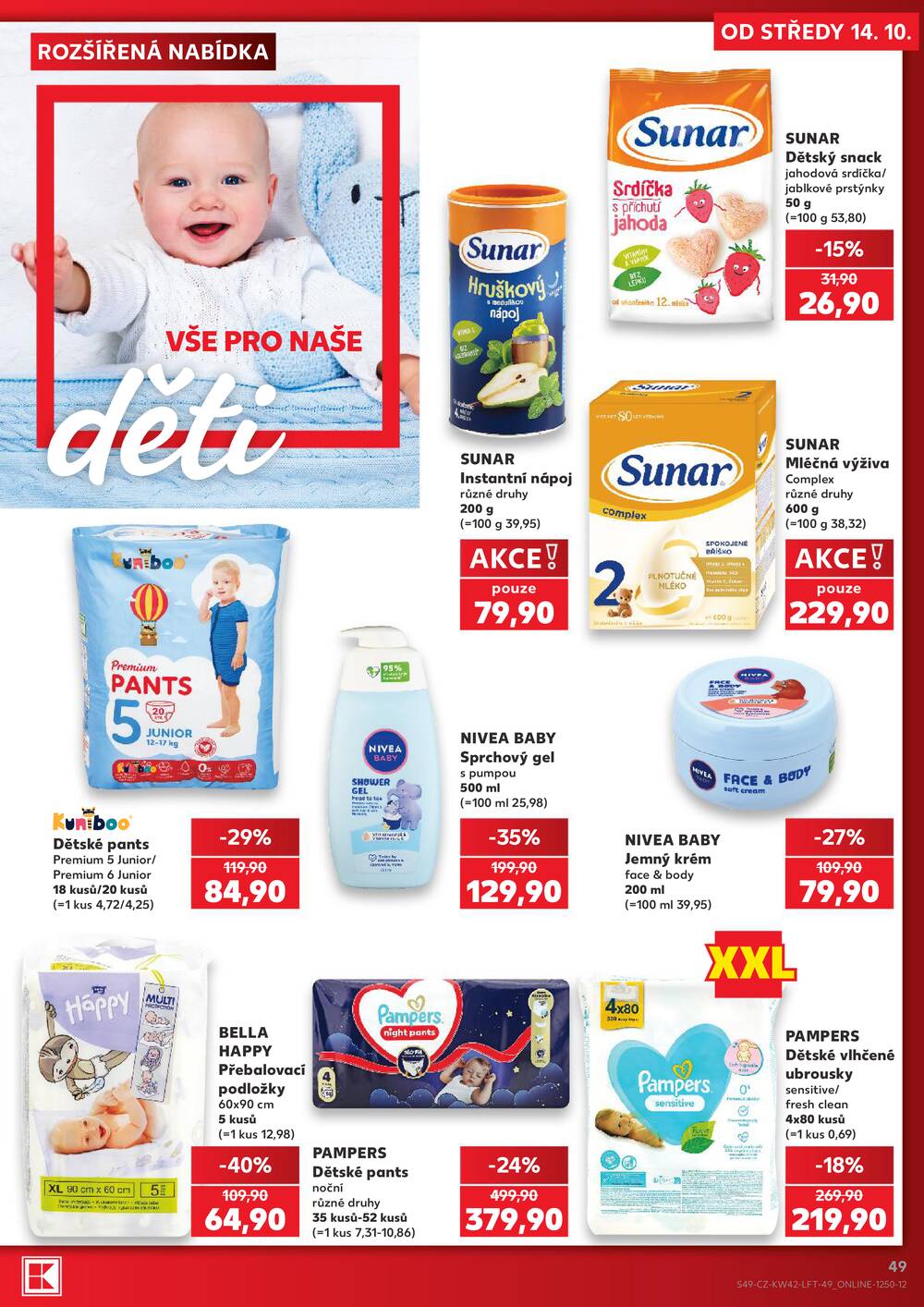 Leták Kaufland - Kaufland 14.10. - 20.10. - Kaufland - Praha - Hloubětín - strana 49
