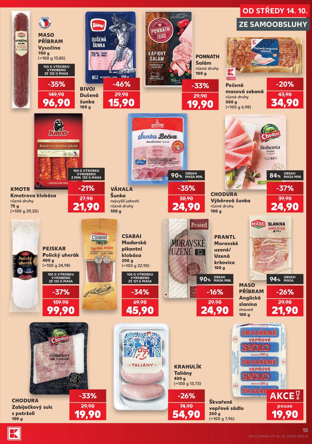 Kaufland 14.10. - 20.10. - Kaufland - Teplice (Čs. Dobrovolců)