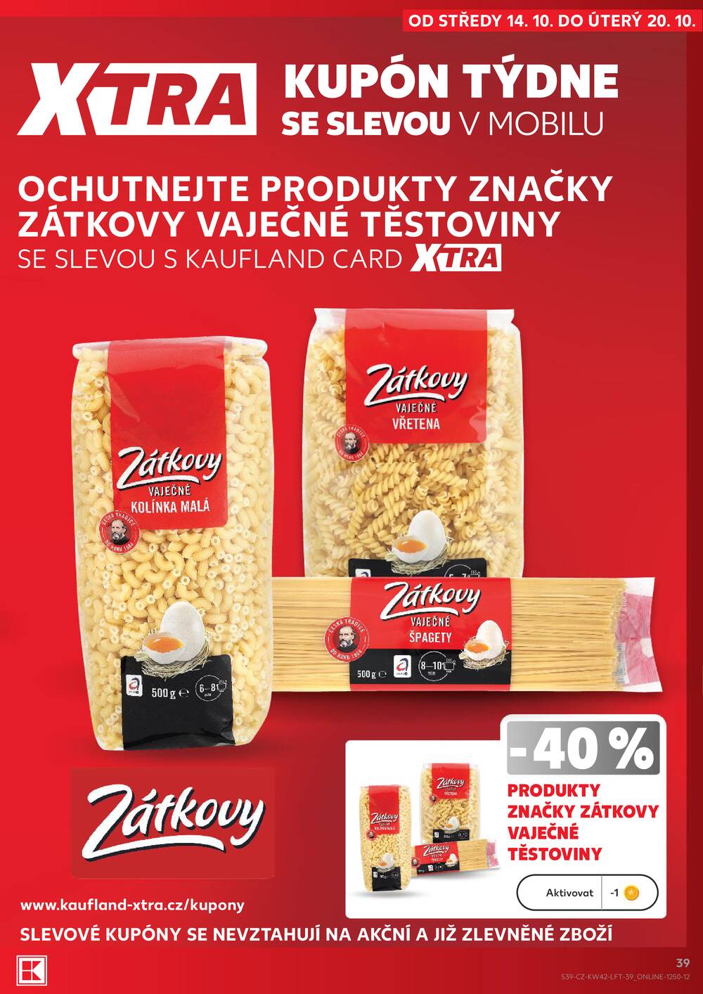 Kaufland 14.10. - 20.10. - Kaufland - Lanškroun