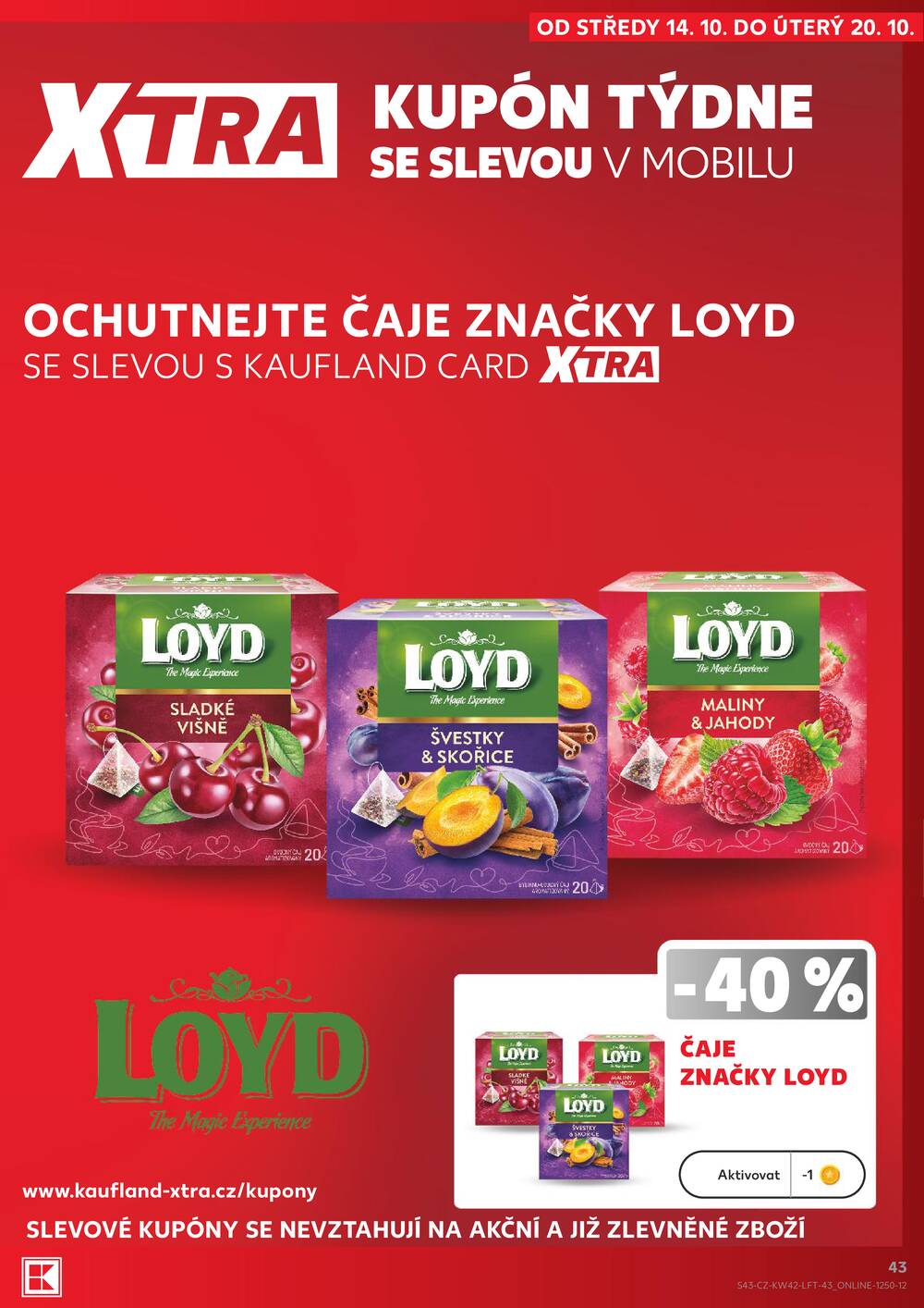 Kaufland 14.10. - 20.10. - Kaufland - České Budějovice
