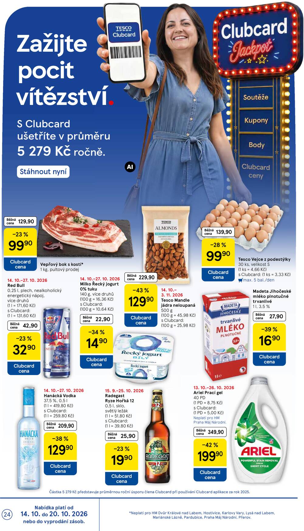 Tesco hypermarkety od 14.10. do 20.10.2026