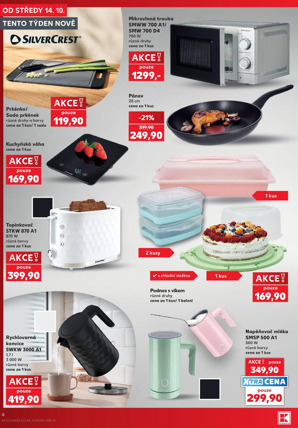Leták Kaufland - Kaufland - Spotřební zboží - 14.10.-20.10.2026 - strana 4 Leták Kaufland - Kaufland - Spotřební zboží - 14.10.-20.10.2026 - strana 4
