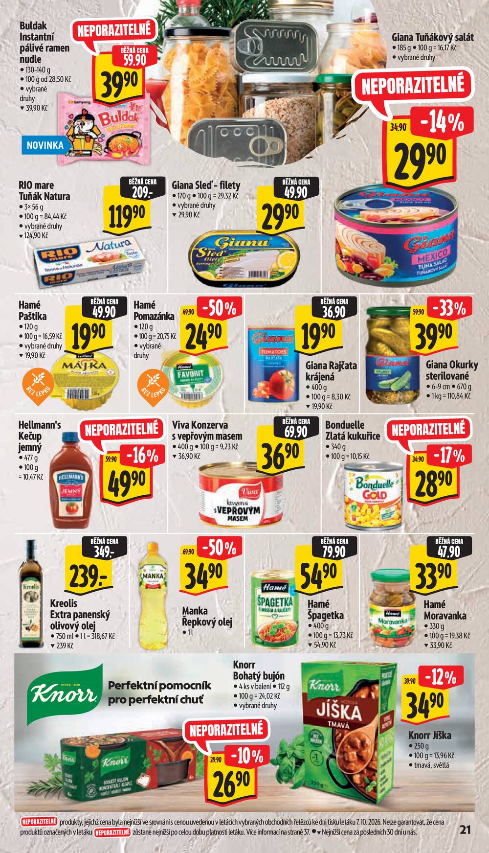Albert Supermarket Jihomoravský od 14.10. do 20.10.2026