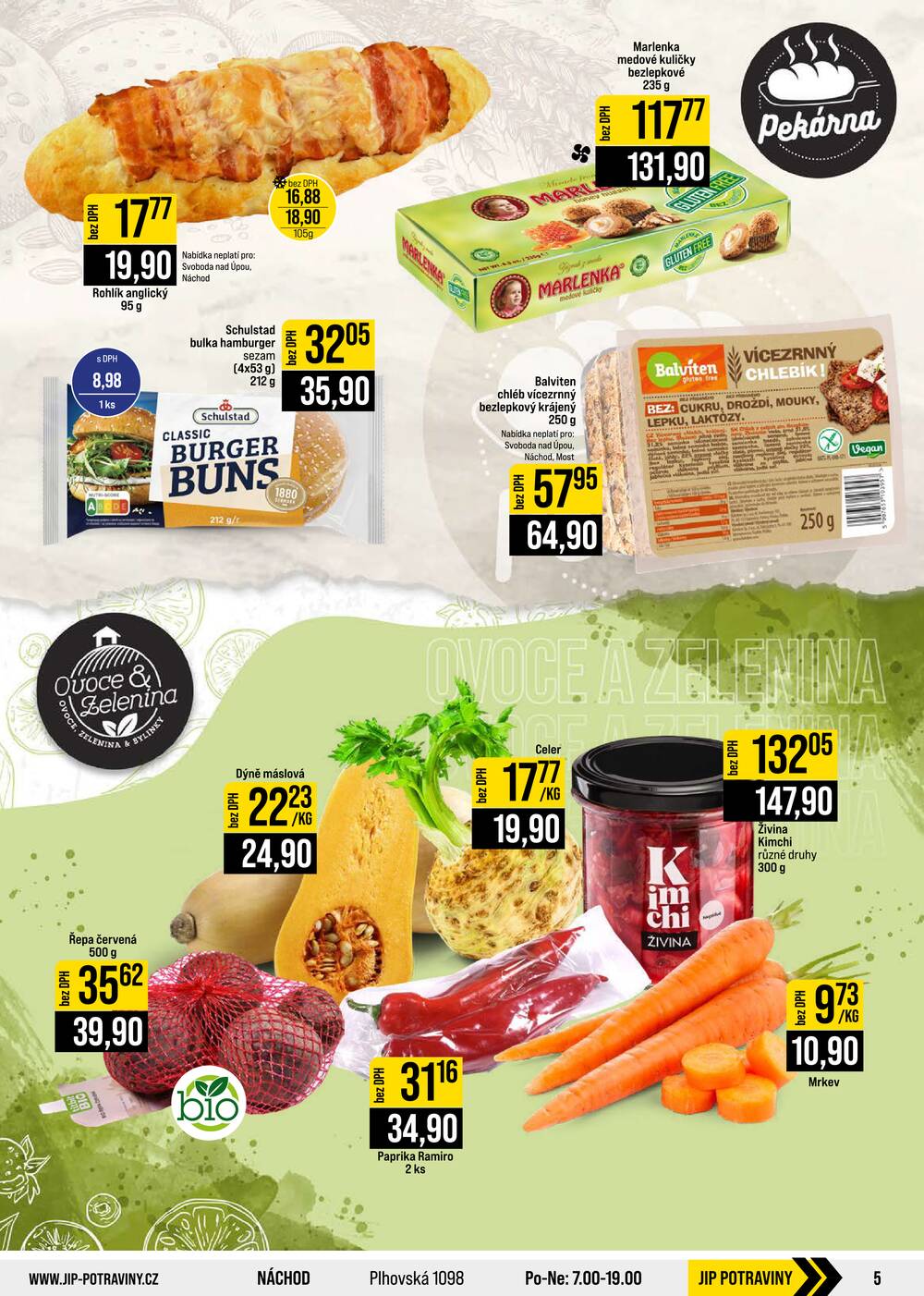 Leták JIP - JIP Cash & Carry České Budějovice, Most, Náchod, Polička, Sušice a Svoboda nad Úpou od 14.10. do 20.10.2026 - strana 5 Leták JIP - JIP Cash & Carry České Budějovice, Most, Náchod, Polička, Sušice a Svoboda nad Úpou od 14.10. do 20.10.2026 - strana 5