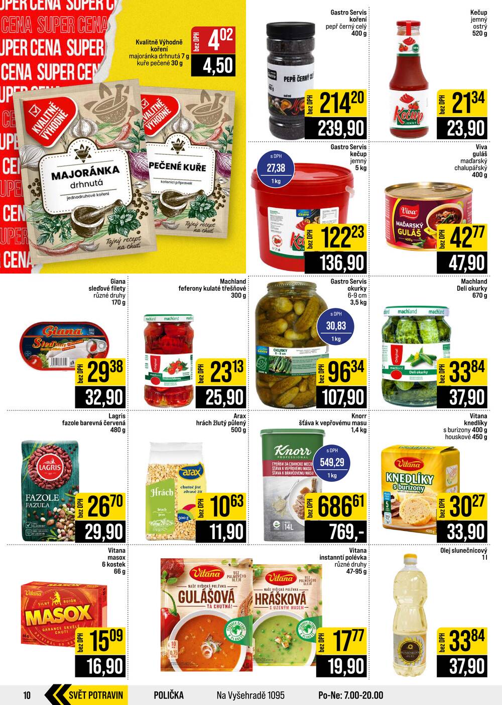 Leták JIP - JIP Cash & Carry České Budějovice, Most, Náchod, Polička, Sušice a Svoboda nad Úpou od 14.10. do 20.10.2026 - strana 10