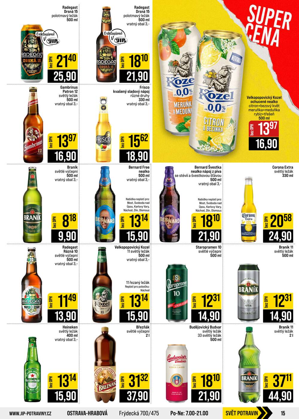 Leták JIP - JIP Cash & Carry České Budějovice, Most, Náchod, Polička, Sušice a Svoboda nad Úpou od 14.10. do 20.10.2026 - strana 15 Leták JIP - JIP Cash & Carry České Budějovice, Most, Náchod, Polička, Sušice a Svoboda nad Úpou od 14.10. do 20.10.2026 - strana 15