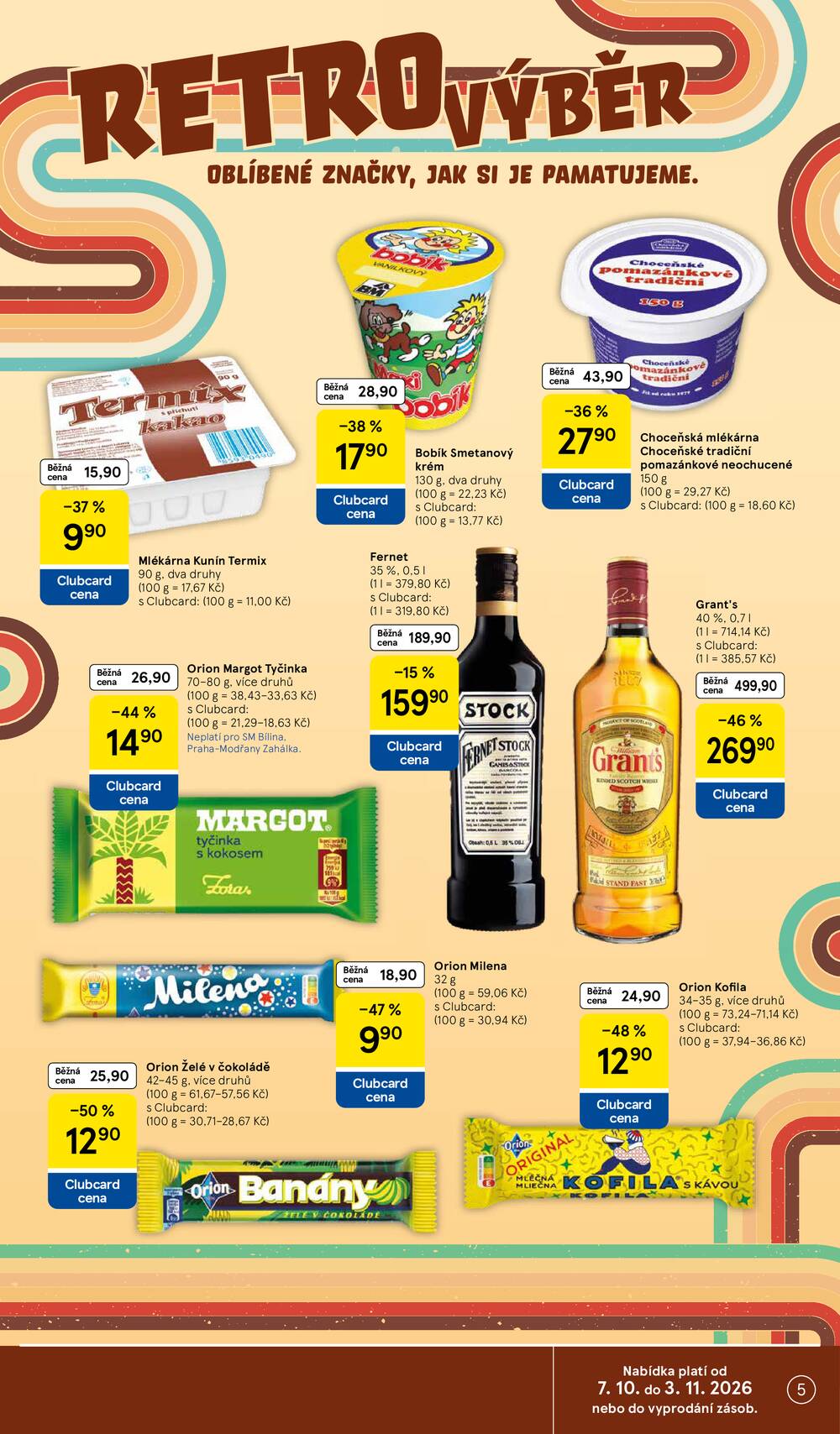Tesco supermarkety od 21.10. do 27.10.2026