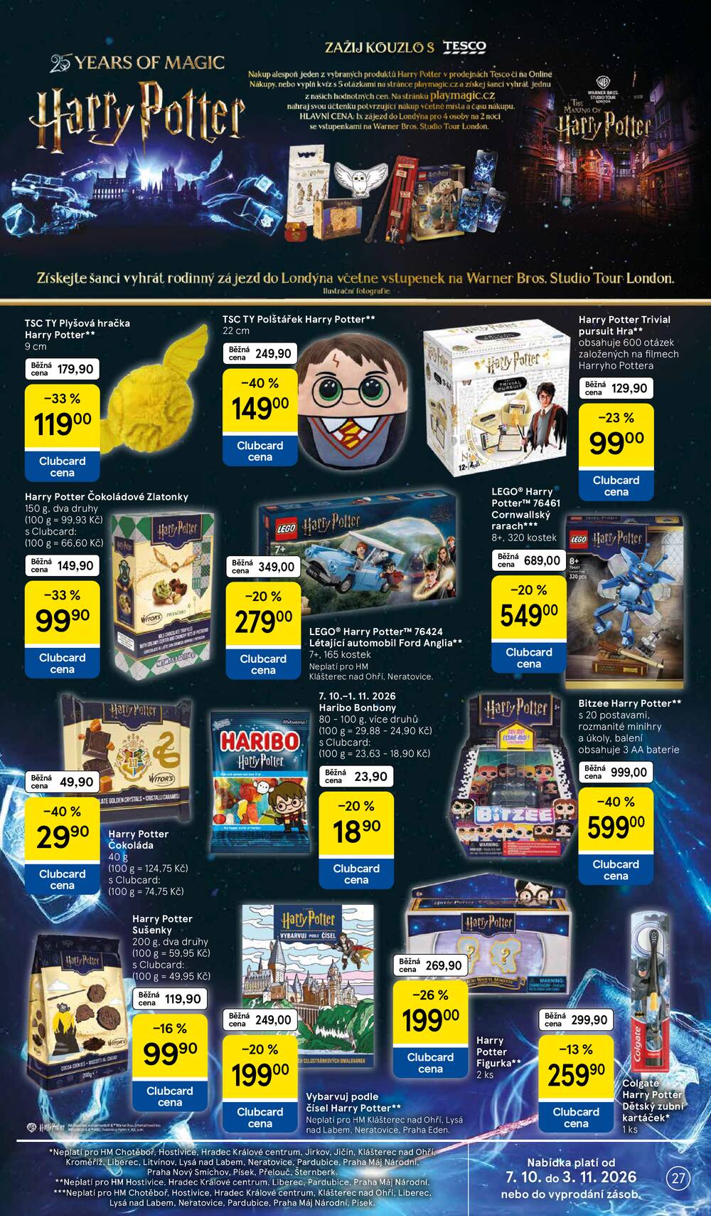 Tesco hypermarkety od 21.10. do 27.10.2026