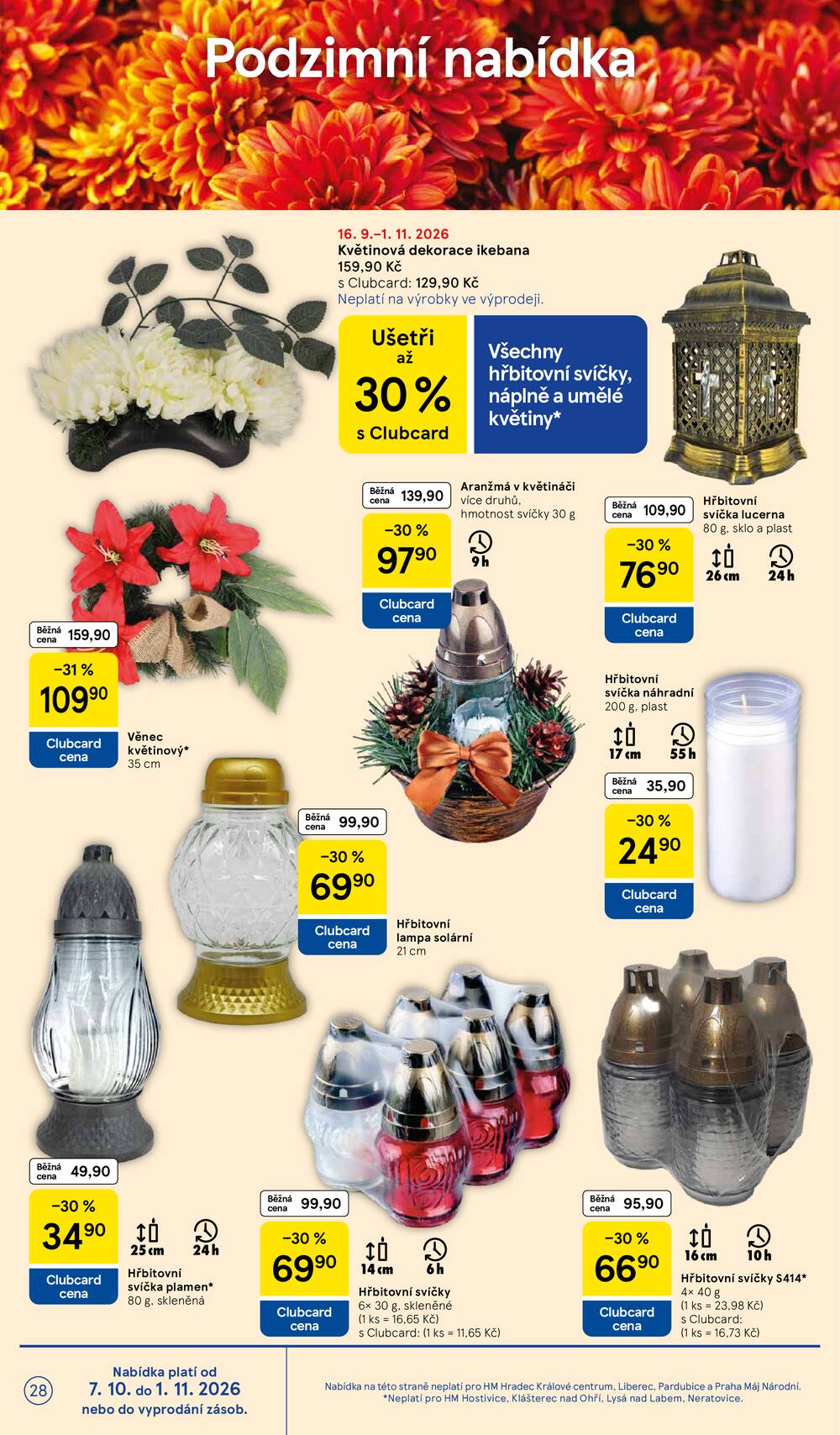 Tesco hypermarkety od 21.10. do 27.10.2026