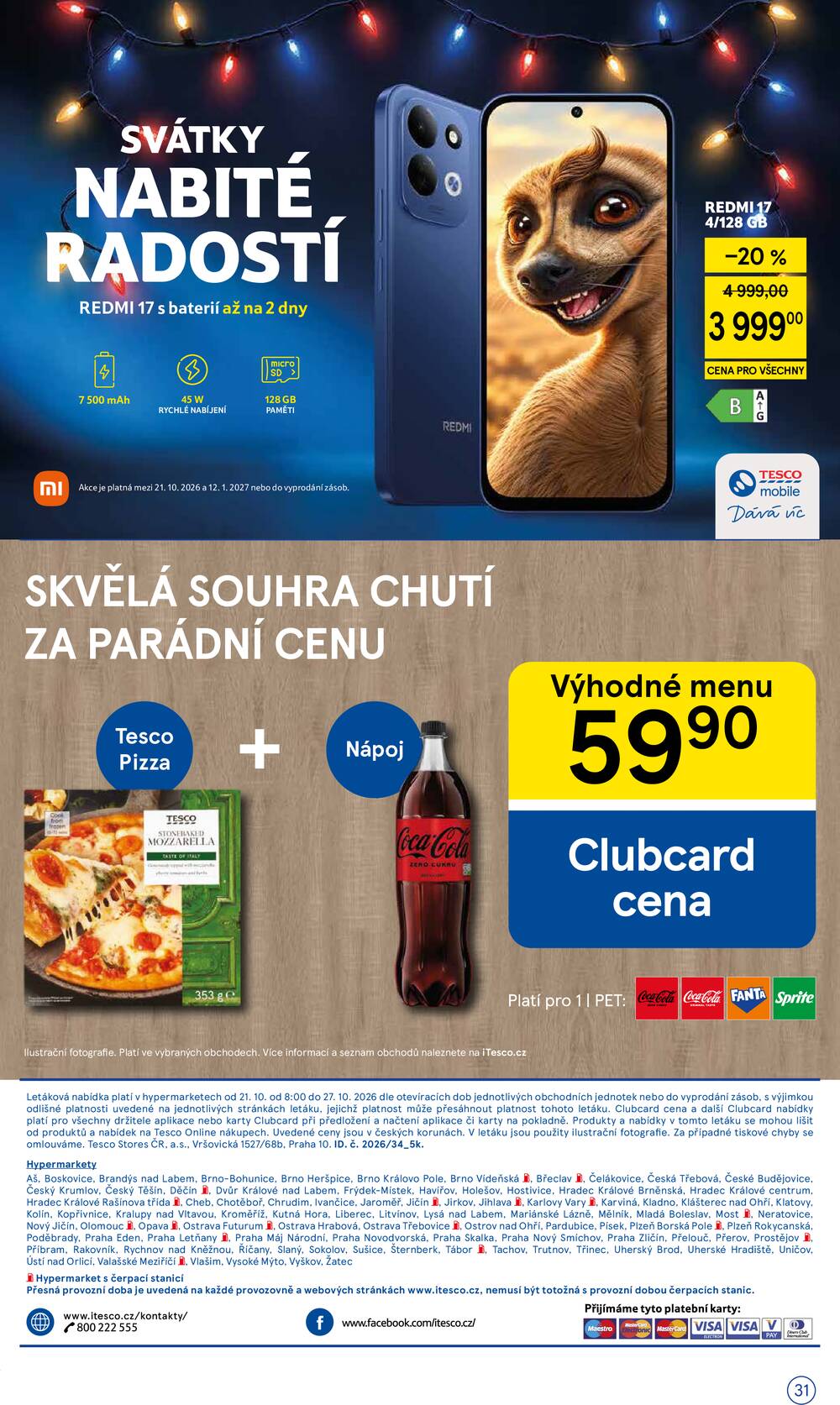 Tesco hypermarkety od 21.10. do 27.10.2026