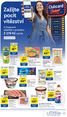 Tesco hypermarkety od 21.10. do 27.10.2026