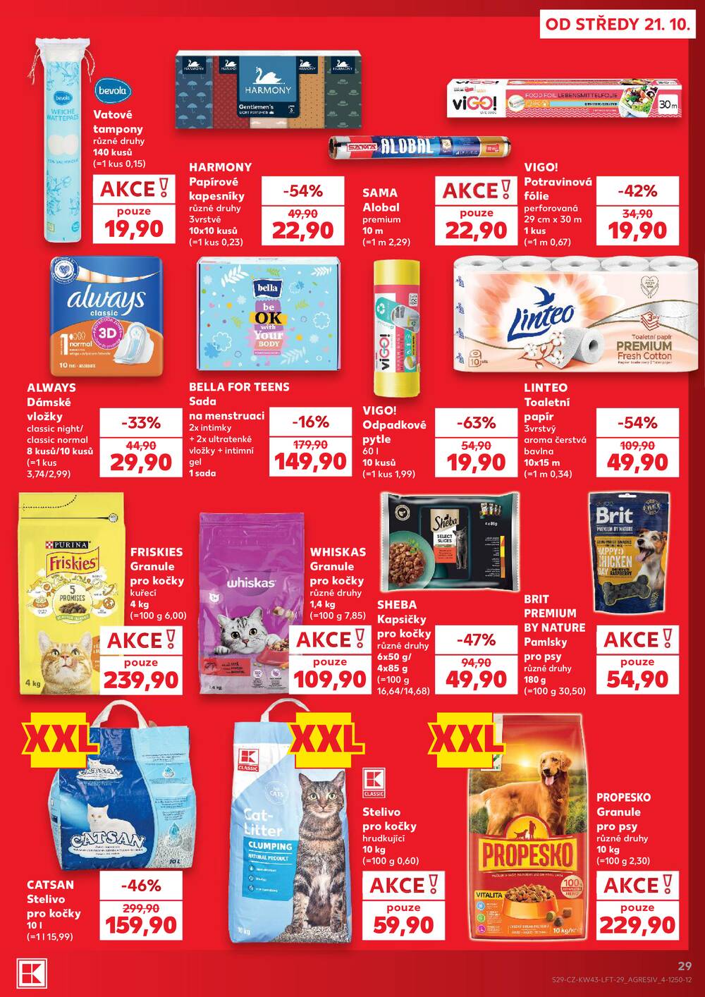 Leták Kaufland - Kaufland 21.10. - 27.10. - Kaufland - Prachatice - strana 29 Leták Kaufland - Kaufland 21.10. - 27.10. - Kaufland - Prachatice - strana 29
