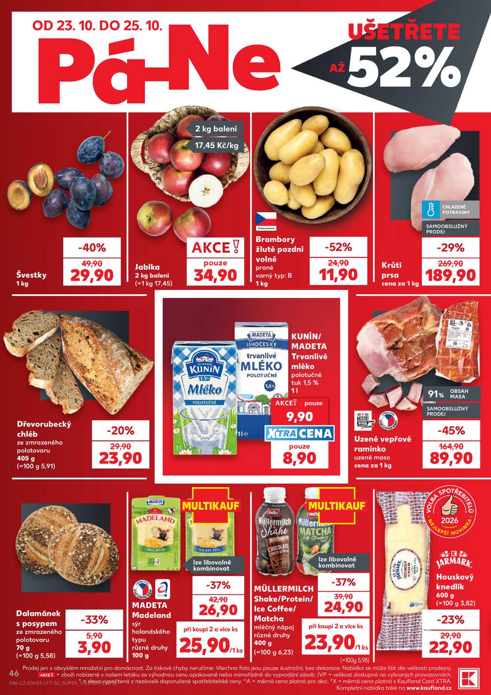 Leták Kaufland - Kaufland 21.10. - 27.10. - Kaufland - Třeboň - strana 46 Leták Kaufland - Kaufland 21.10. - 27.10. - Kaufland - Třeboň - strana 46