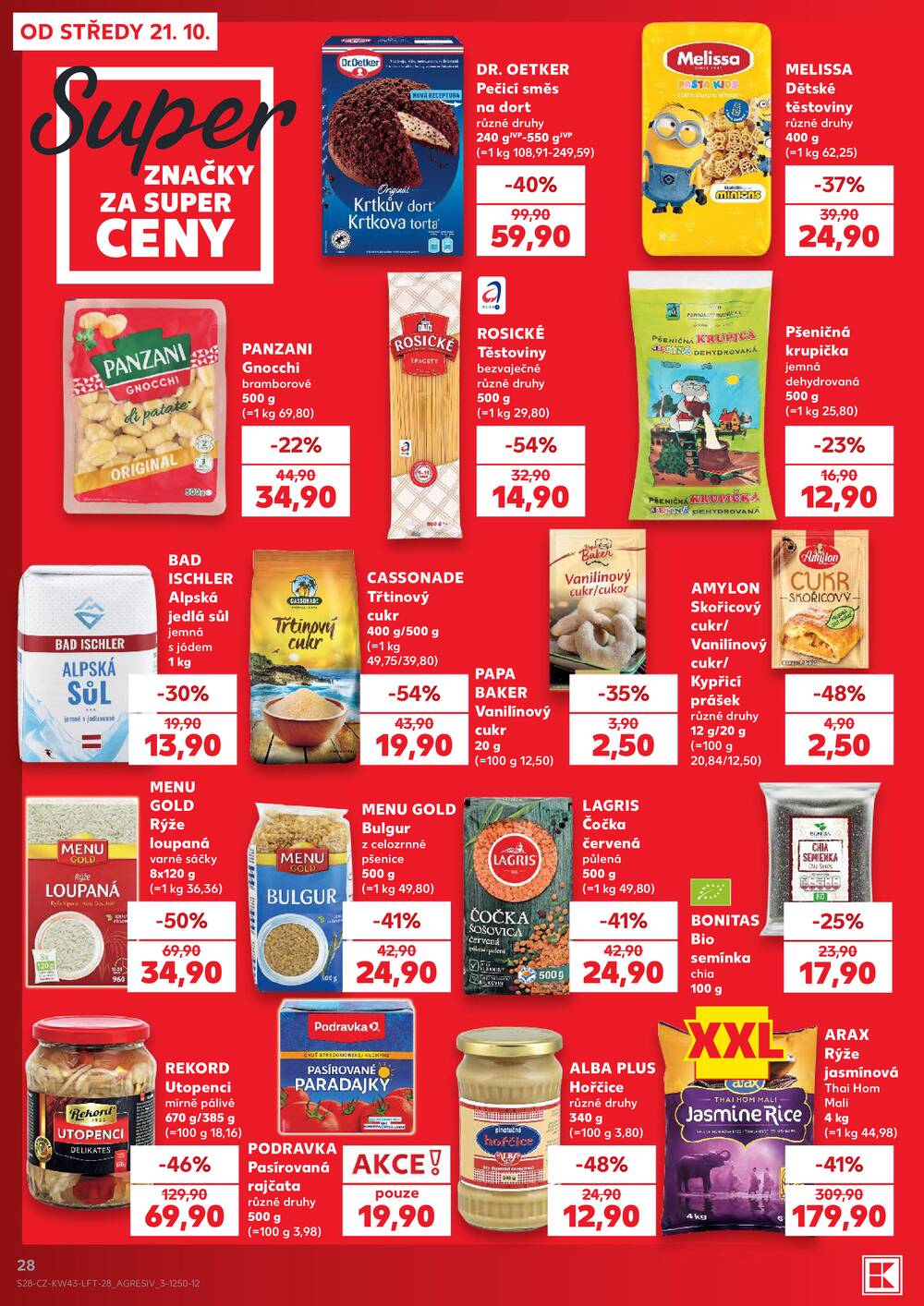 Leták Kaufland - Kaufland 21.10. - 27.10. - Kaufland Praha Čestlice - strana 28 Leták Kaufland - Kaufland 21.10. - 27.10. - Kaufland Praha Čestlice - strana 28