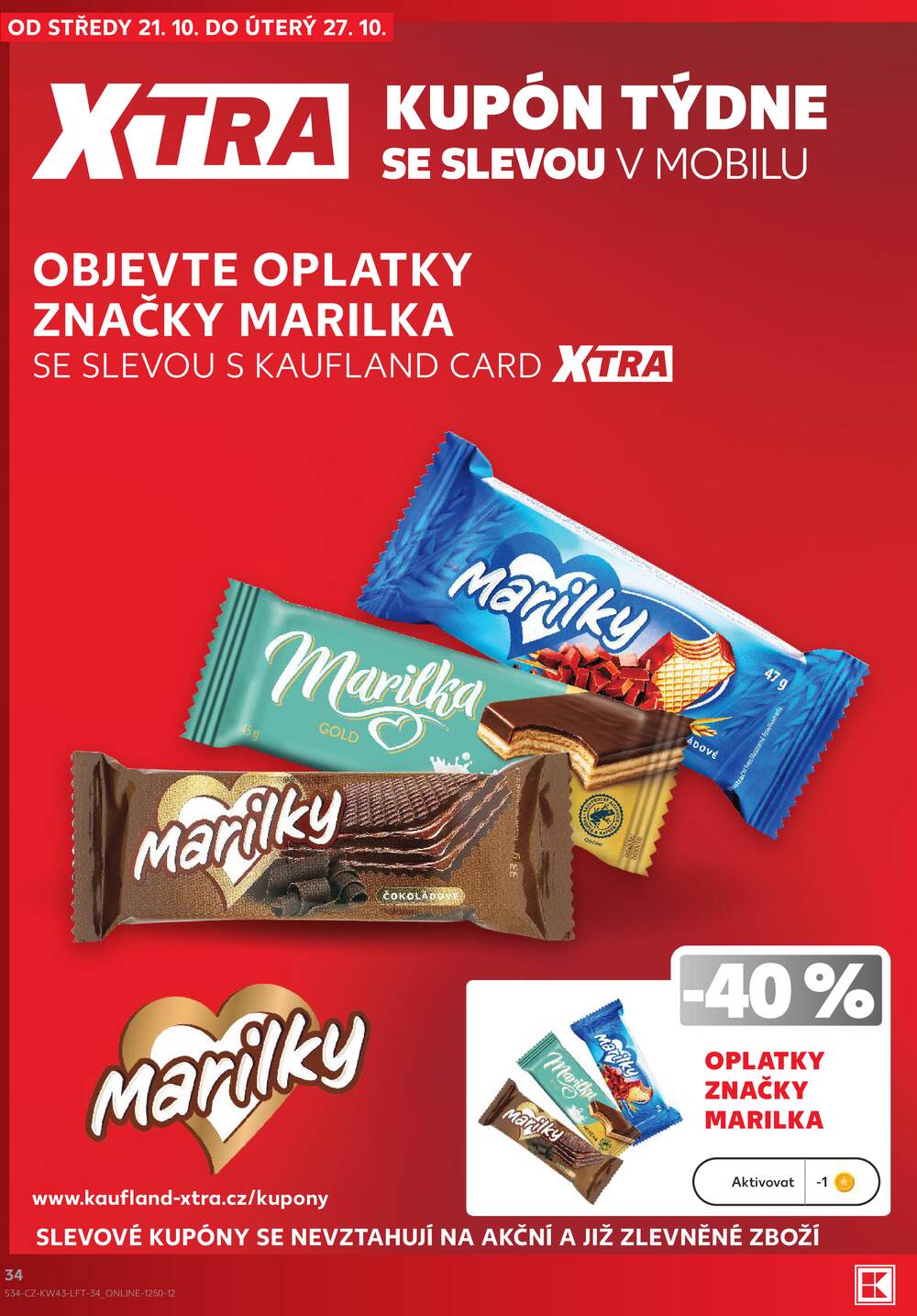 Kaufland 21.10. - 27.10. - Kaufland - Praha 4 (Michle)