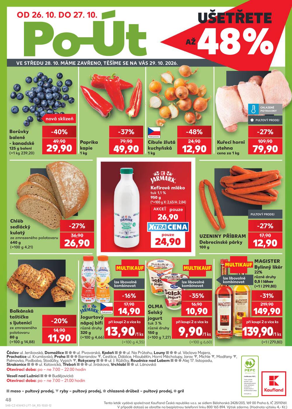 Kaufland 21.10. - 27.10. - Kaufland - Praha 4 (Michle)