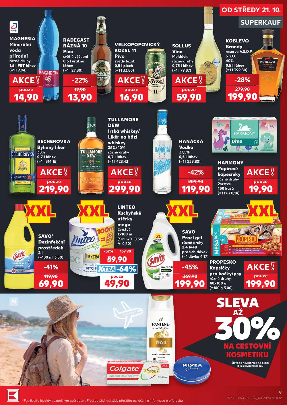 Leták Kaufland - Kaufland 21.10. - 27.10. - Kaufland - Náchod - strana 9