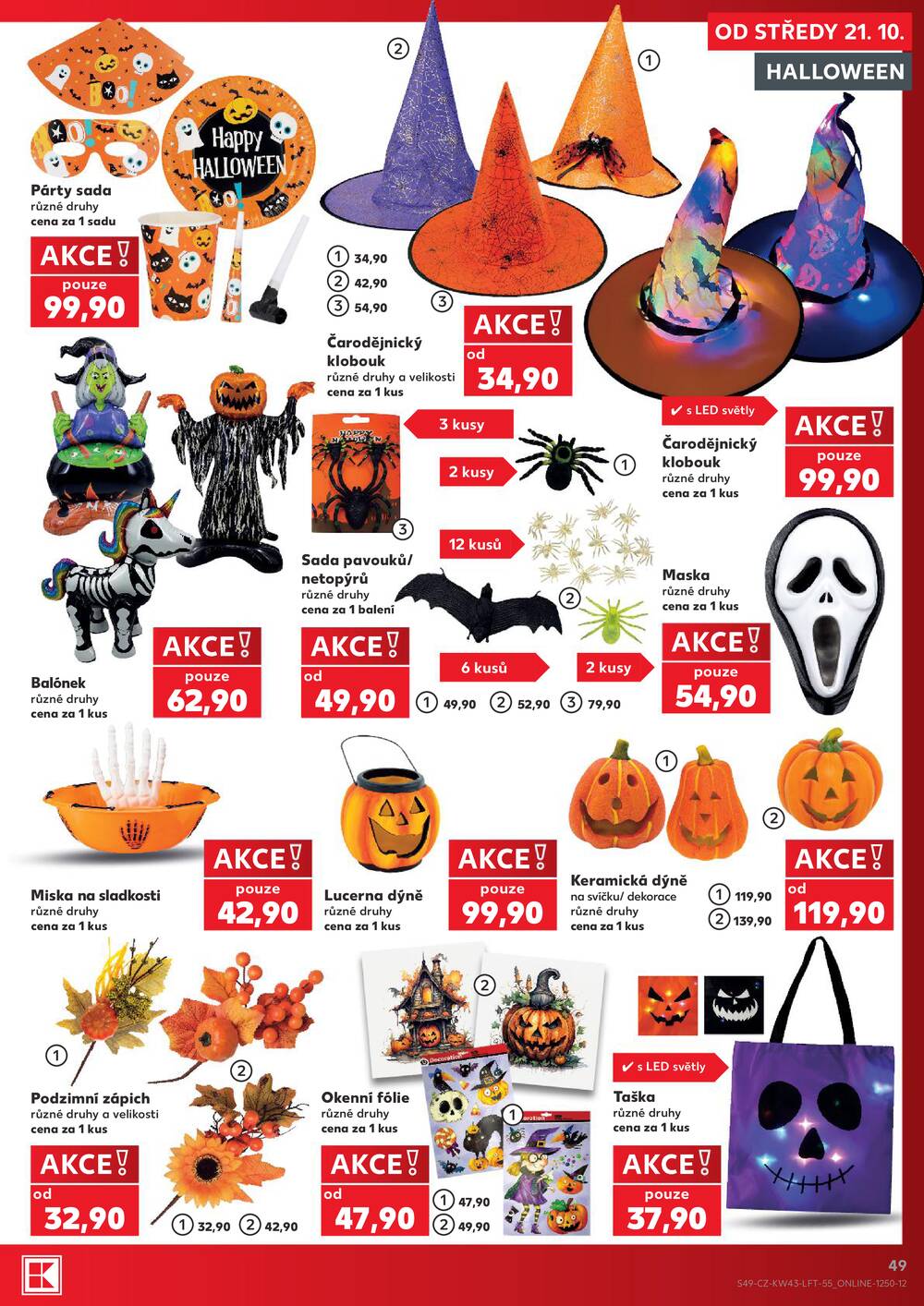 Leták Kaufland - Kaufland 21.10. - 27.10. - Kaufland - Náchod - strana 49