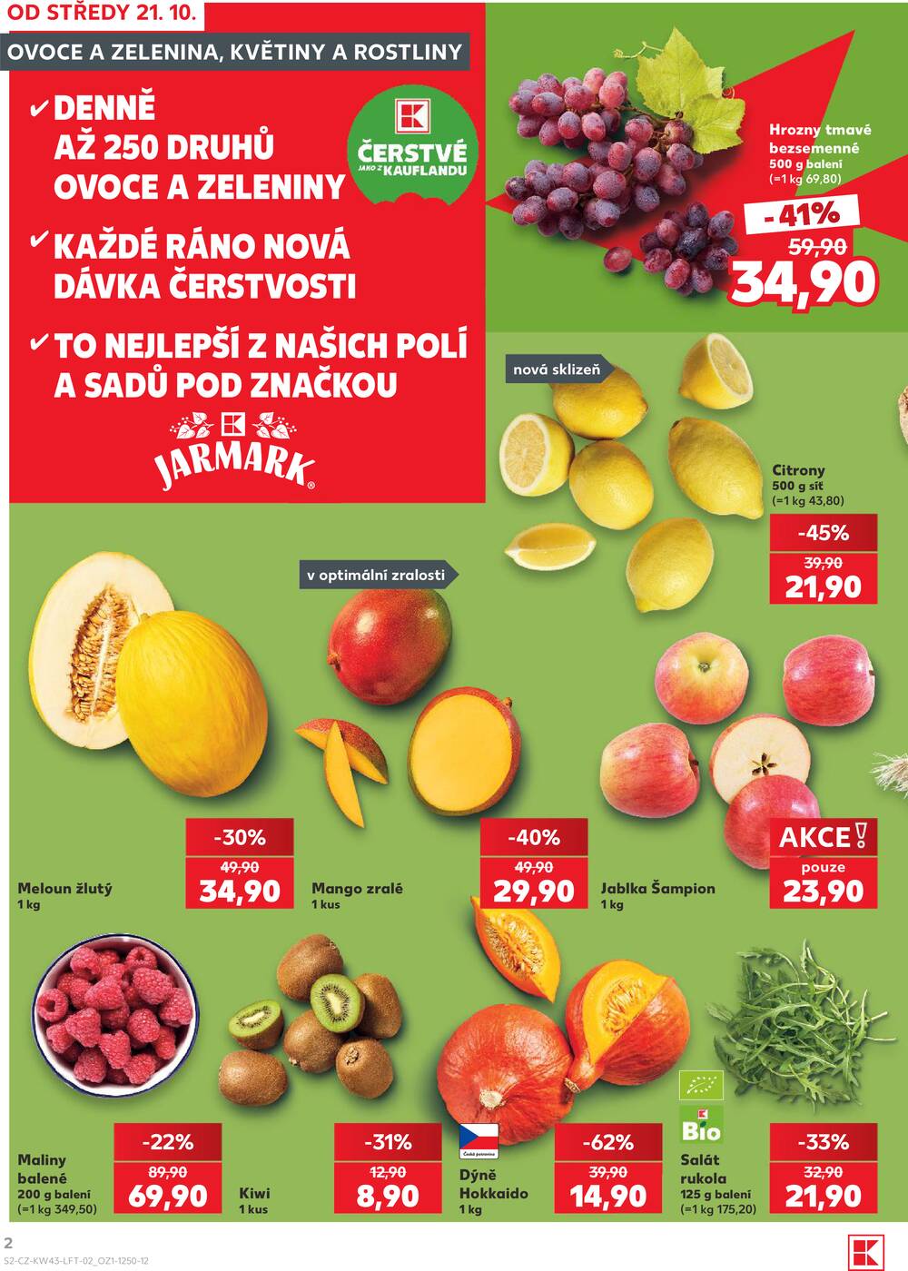 Leták Kaufland - Kaufland 21.10. - 27.10. - Kaufland - Děčín - strana 2 Leták Kaufland - Kaufland 21.10. - 27.10. - Kaufland - Děčín - strana 2