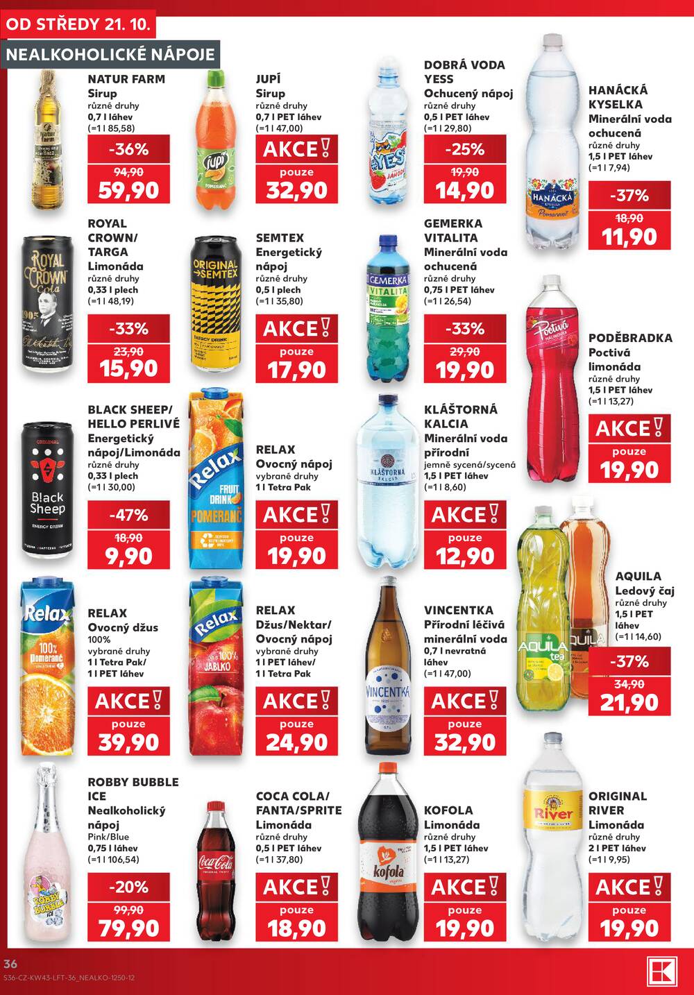 Leták Kaufland - Kaufland 21.10. - 27.10. - Kaufland - Děčín - strana 36