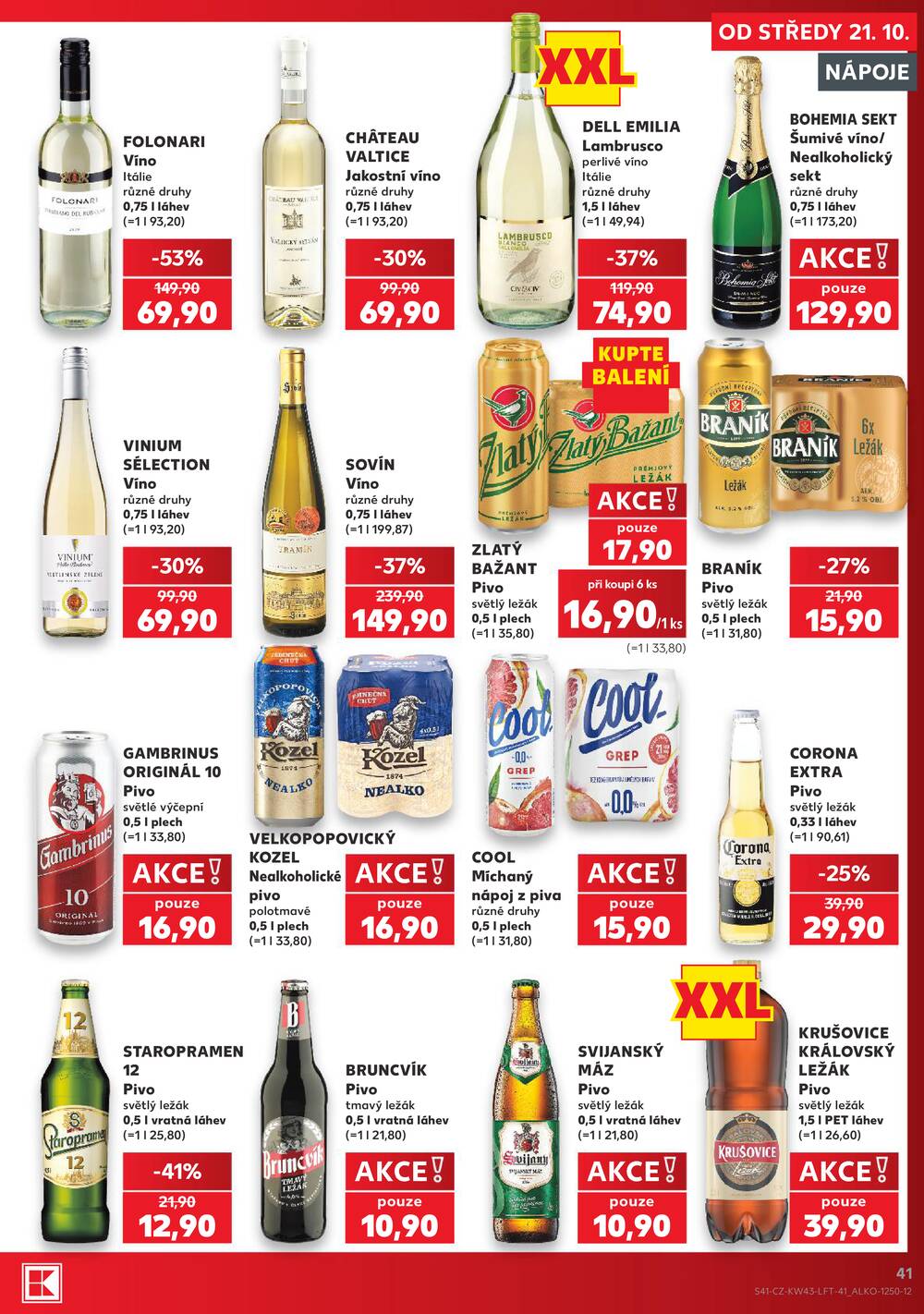 Kaufland 21.10. - 27.10. - Kaufland - Mladá Boleslav