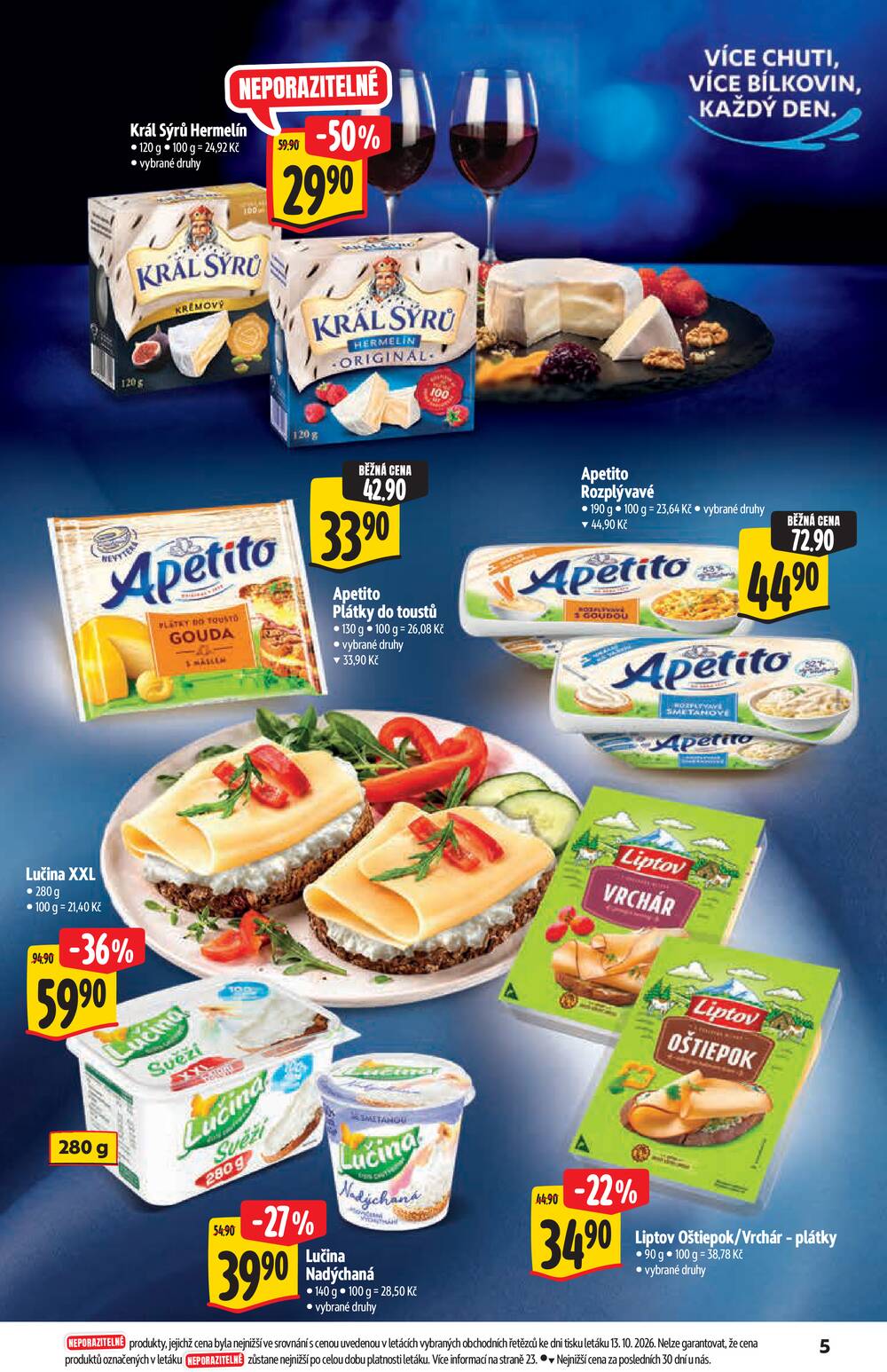 Leták Albert - Albert Hypermarket katalog Brand od 21.10. do 3.11.2026 - strana 5 Leták Albert - Albert Hypermarket katalog Brand od 21.10. do 3.11.2026 - strana 5