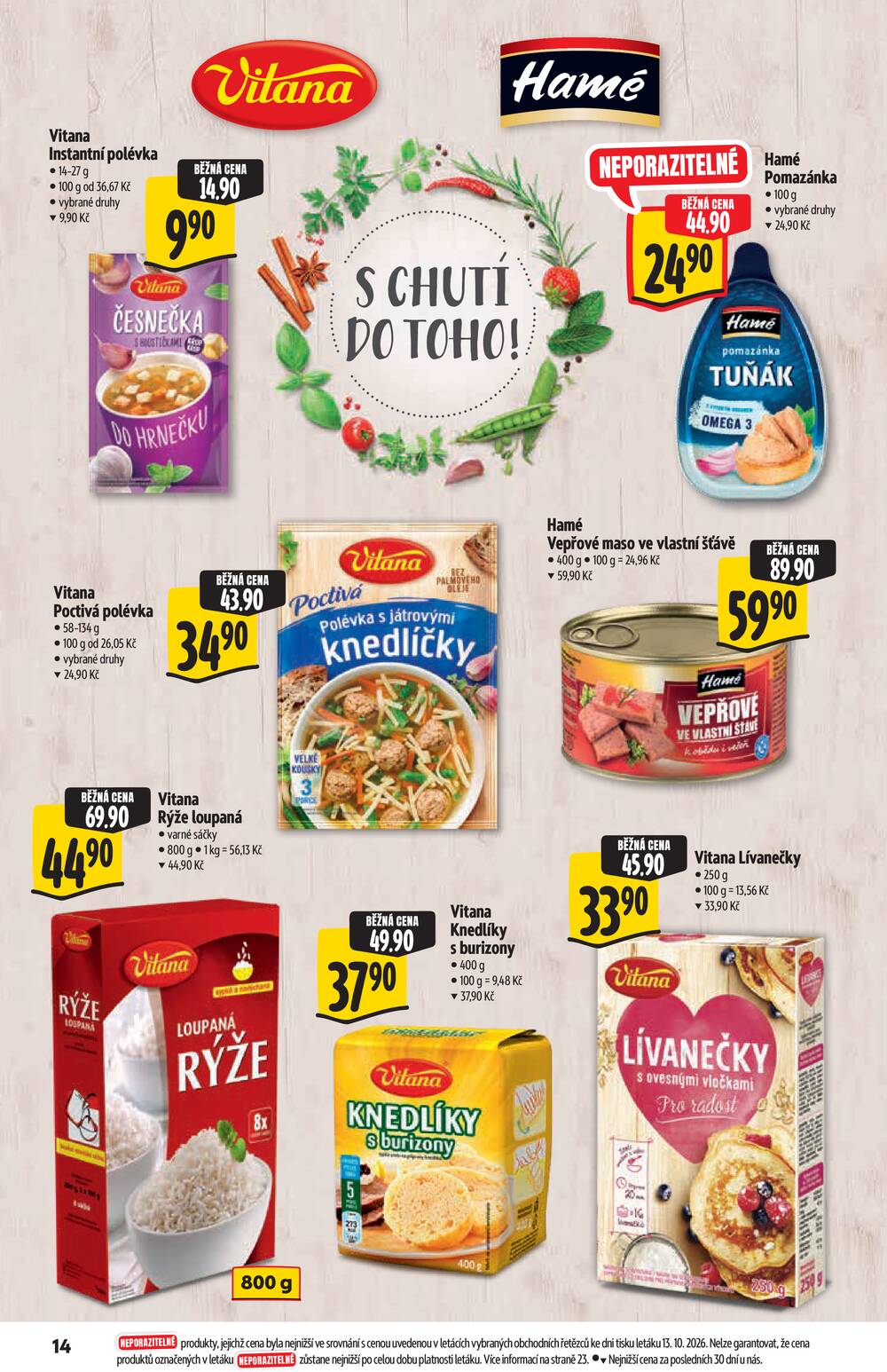 Leták Albert - Albert  Hypermarket katalog Brand od 21.10. do 3.11.2026 - strana 14