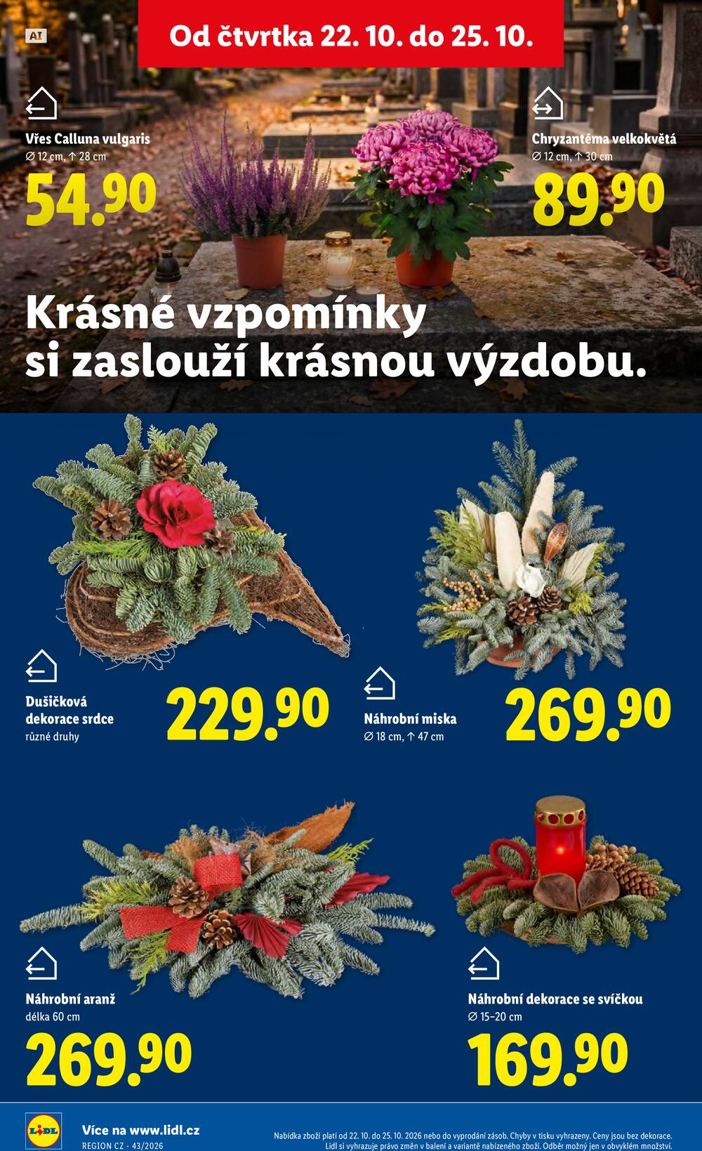 Lidl Čtvrtek od 22.10. do 25.10.2026