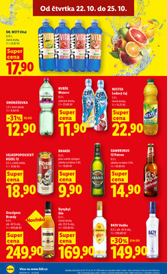 Lidl Čtvrtek od 22.10. do 25.10.2026