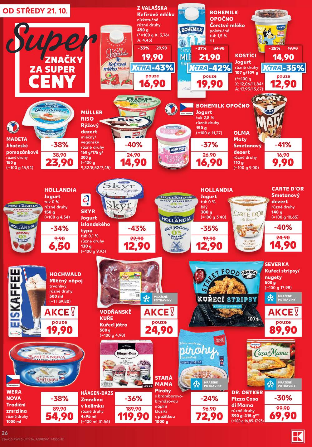 Kaufland 21.10. - 27.10. - Kaufland Poděbrady - U Garáží